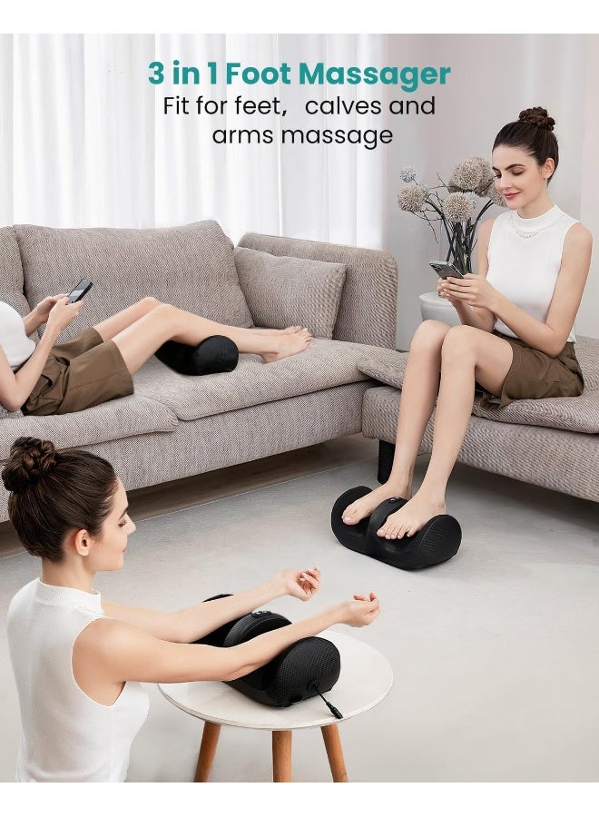 Nekteck Shiatsu Foot Massager With Heat, Foot And Calf Massager With Massage Roller - Image 3